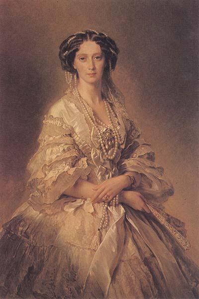 Franz Xaver Winterhalter Portrait of Empress Maria Alexandrovna oil painting picture